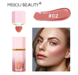 Matte Liquid Blush Stick Lasting Easy Color Blush Cream for Lips and Cheeks Concealer Waterproof Lip Gloss Makeup.