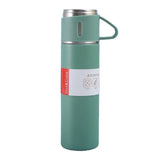 500ML 304 Stainless Steel Vacuum Insulated Bottle Office Business Style Coffee Mug Thermos Bottle Insulated Water Bottle Gift