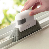 Window Groove Slot Cleaning Brush, Replaceable Head, Door Window Sill Track Cleaner, Handheld Kitchen Floor Gap Cleaning Brushes