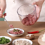 Multi Meat Mincer Garlic Chopper Onion Cutter Rotate Kitchen Cooking Accessories For Garlic Press Crusher Vegetable Chopper