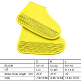 1Pair Reusable Waterproof Rain Shoe Covers Silicone Outdoor Rain Boot Overshoes Walking Shoes Accessories Protectors Shoes Cover