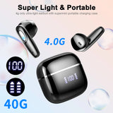 Wireless Earbuds, Bluetooth 5.3, 4 ENC Noise Canceling Mic, 40H LED Display Charging Case, IP7 Waterproof in-Ear Earbuds.