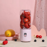 500ml Fruit Juicer USB Powered Mini Juice Blender Cup 120W Fruit Shakes Juicer Mixer Automatic Small Electric Juicer