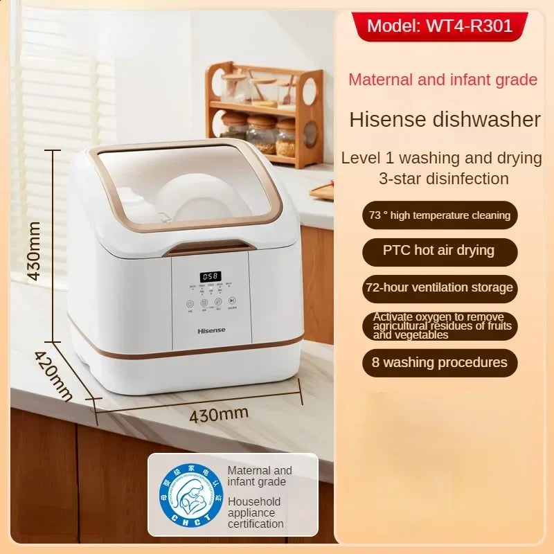 Portable Tabletop Dish Washer 43cm Home Free Installation Automatic Maternal Fruit Vegetable Washer посудамойка غسالات أطباق