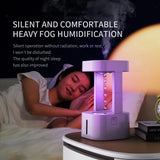 580ml Anti-Gravity Humidifier Water Drop Humidifier with Atmosphere Light Spray Mist Air Humidifier for Bedroom Home Humidifier