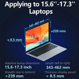 15.6 inch Portable Triple-screen Monitor Laptop Expansion Screen 1920*1080 Resolution Easy Installation for 15-17 inch Laptop