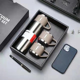 500ML 304 Stainless Steel Vacuum Insulated Bottle Office Business Style Coffee Mug Thermos Bottle Insulated Water Bottle Gift