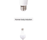 MunLii 220V E27 PIR Motion Sensor Lamp 12W 15W 18W LED Bulb with Motion Sensor Infrared Radiation Motion Detector night light