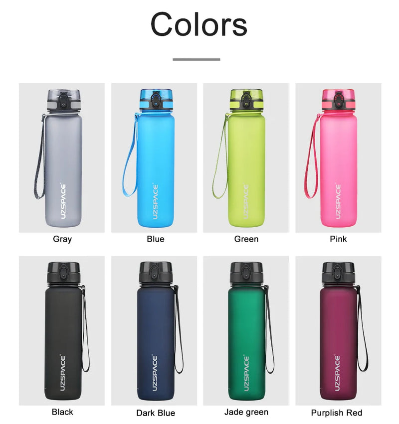 Hot Sale 500/1000ML Sports Water Bottle Shaker Outdoor Travel Portable Leakproof Drinkware Tritan Plastic Drink Bottle BPA Free