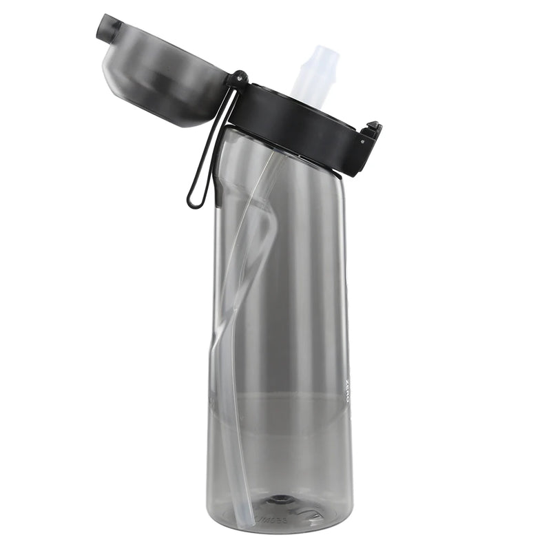 650ML Fruit Flavor Water Cup Leak-Proof with 1/7 Pods Fragrance Smelling Water Bottle Large Capacity for Travel Climbing Hiking