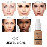 Liquid Foundation Concealer Face Naturally Flawless Matte Oil-Control Waterproof Long Lasting Foundation 30ml 5 Colors Optional