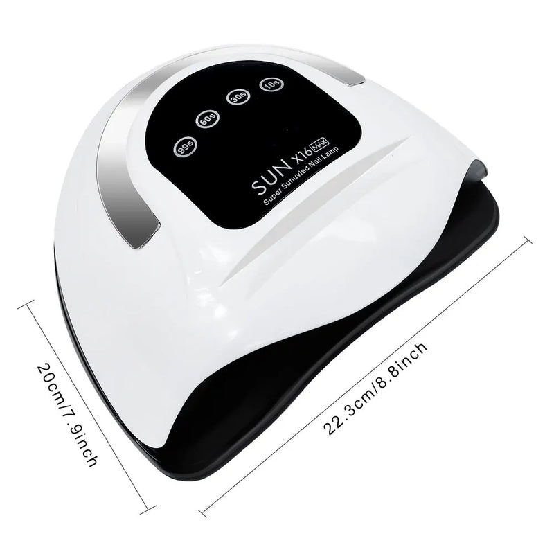 Professional 72LED Nail Dryer UV Nail Light with 4 Timers Automatic Sensor Settings, Suitable for Gel Curing Home Nail Tools