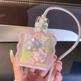 3D Pink Flower 18W 20W Charger Protection Cover Cute Bear USB Cable Winder Protector Shell Case For iPhone Huawei Xiaomi Samsung