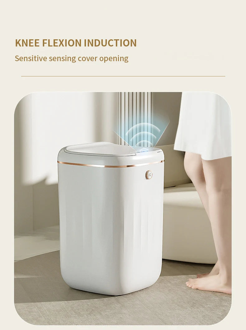 Smart Sensor Trash Can Automatic Garbage Bin Rechargeable Touchless Dustbin for Kitchen Toilet Wastebasket with Lid 22/20L