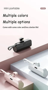 Xiaomi Mini Wireless Power Bank 30000mAh Capsule Large Capacity Portable Fast Charging External Battery For iPhone Type-c New