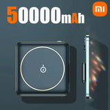 Xiaomi 50000mAh Mini Magnetic Wireless Power Bank Charger Fast Charging Thin External Battery For iPhone Huawei Samsung Xiaomi