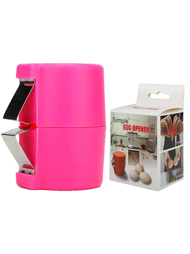 Stainless Steel Eggshell Separator New Egg Shell Opener Egg Beater Egg Peeler Kitchen Handheld Egg Shell Crusher Kitchen Tools