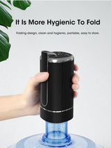 Water Dispensers Foldable Water Bottle Pump Automatic Dispenser Pump Button Control Portable Electric Water Dispenser for Home