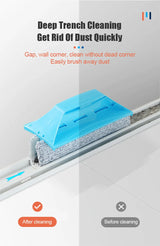 Window Glass Wiper Groove Gap Cleaning Brush Household Window Track Slot Sweep Ash Cleaner Brush Creative Cleaning Tools