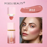 Matte Liquid Blush Stick Lasting Easy Color Blush Cream for Lips and Cheeks Concealer Waterproof Lip Gloss Makeup.