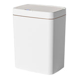 15/18L Smart Sensor Trash Can Quiet Automatic Trash Bin Rechargeable Auto Motion Sensor Rubbish Can for Kitchen Bathroom Bedroom