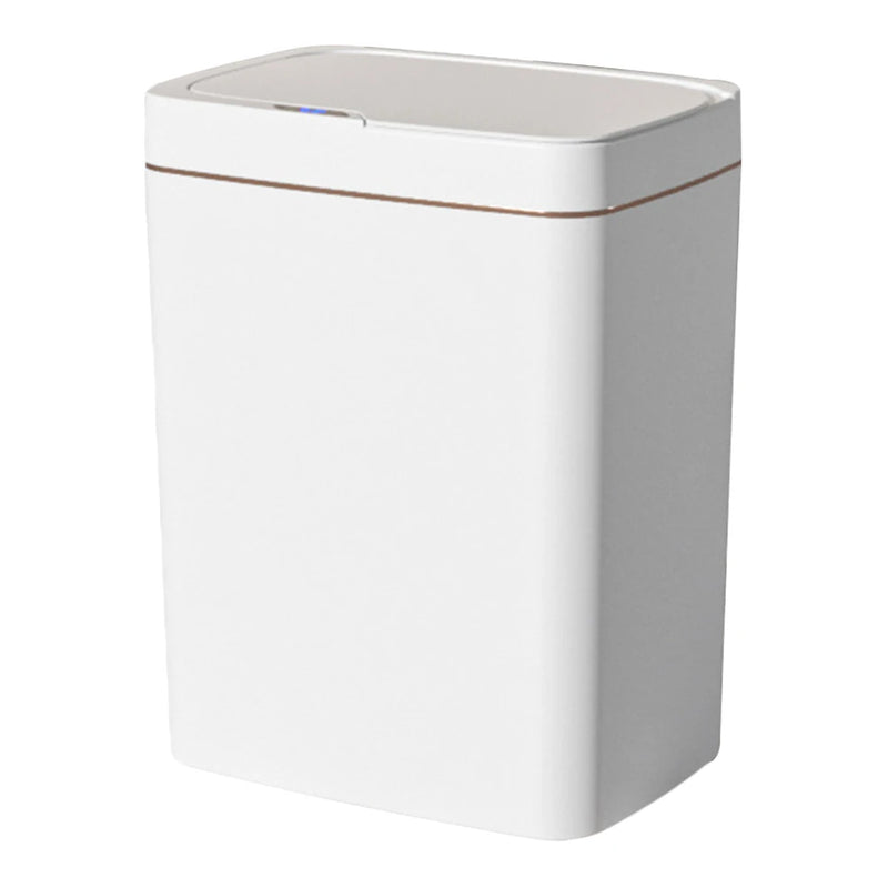 15/18L Smart Sensor Trash Can Quiet Automatic Trash Bin Rechargeable Auto Motion Sensor Rubbish Can for Kitchen Bathroom Bedroom