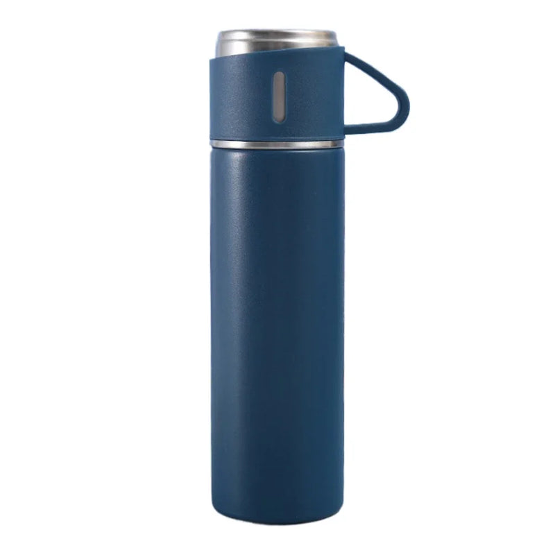 500ML 304 Stainless Steel Vacuum Insulated Bottle Office Business Style Coffee Mug Thermos Bottle Insulated Water Bottle Gift