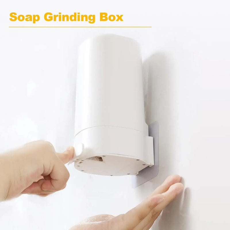 Grinding Soap Box, Leakproof Soapy Bar Crusher Holder For Hand Washing, Refillable Soap Grinder For Kitchen, Bathroom, Toilet